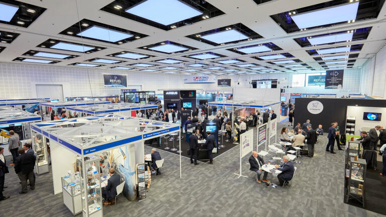 Exhibition stands for the UK Space Agency Conference