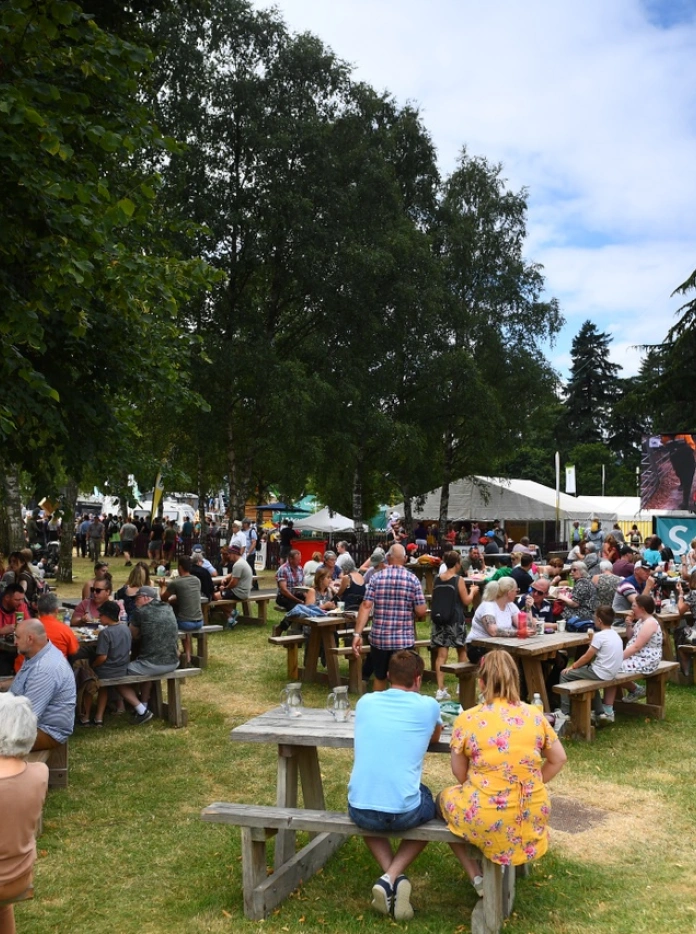 Royal Welsh Show - seating area