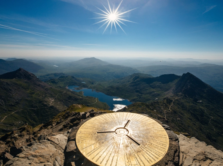 View from the summit of Snowdon