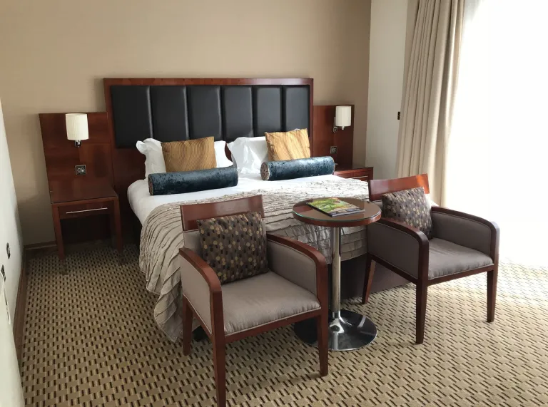 bedroom at the Quay Hotel and Spa