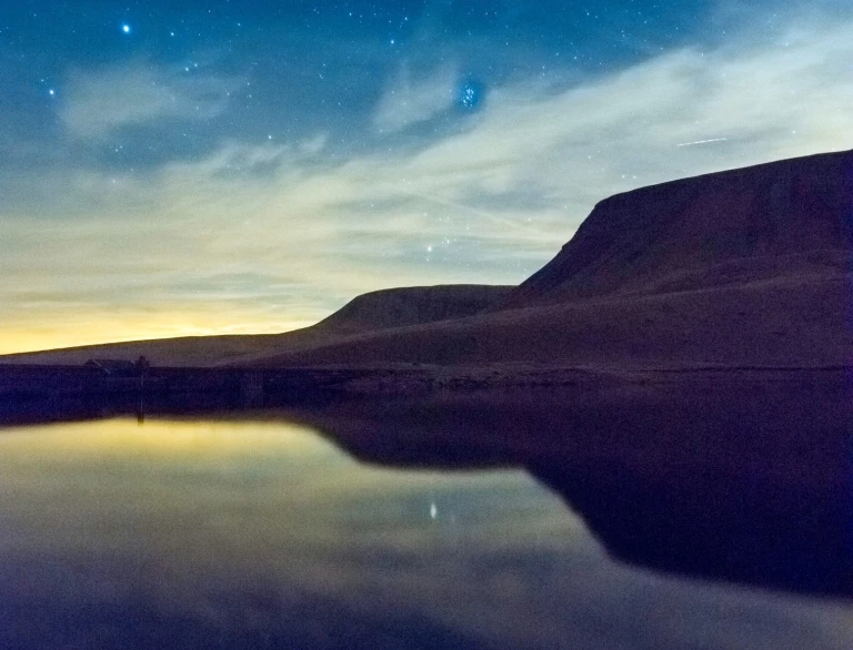 Dark skies photo taken in the Brecon Beacons