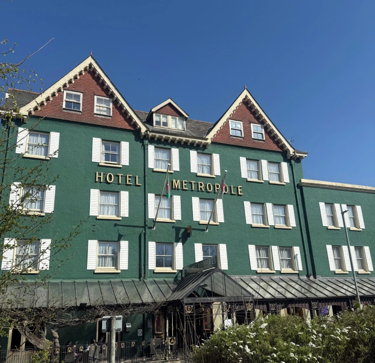 Exterior view of the Metropole Hotel
