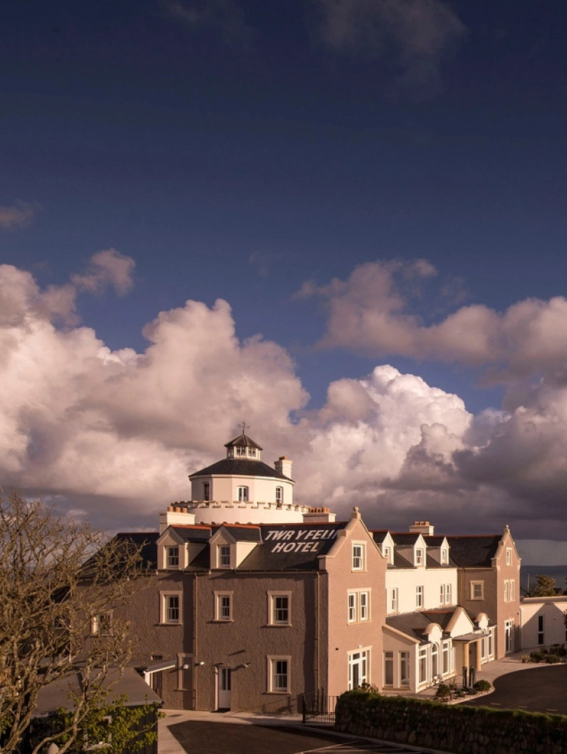 Exterior of Twr y Felin hotel Pembrokeshire.