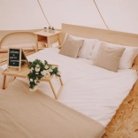 Garth Glamping tipi mattress 
